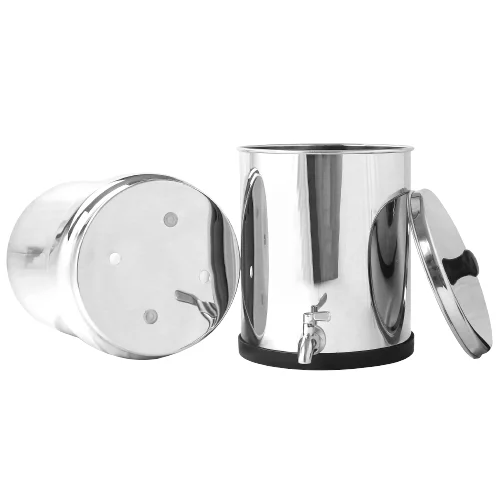 Top Selling 304 Stainless Steel Gravity Water Filter System With Activated Carbon Filter Stainless Steel Gravity Water Filter