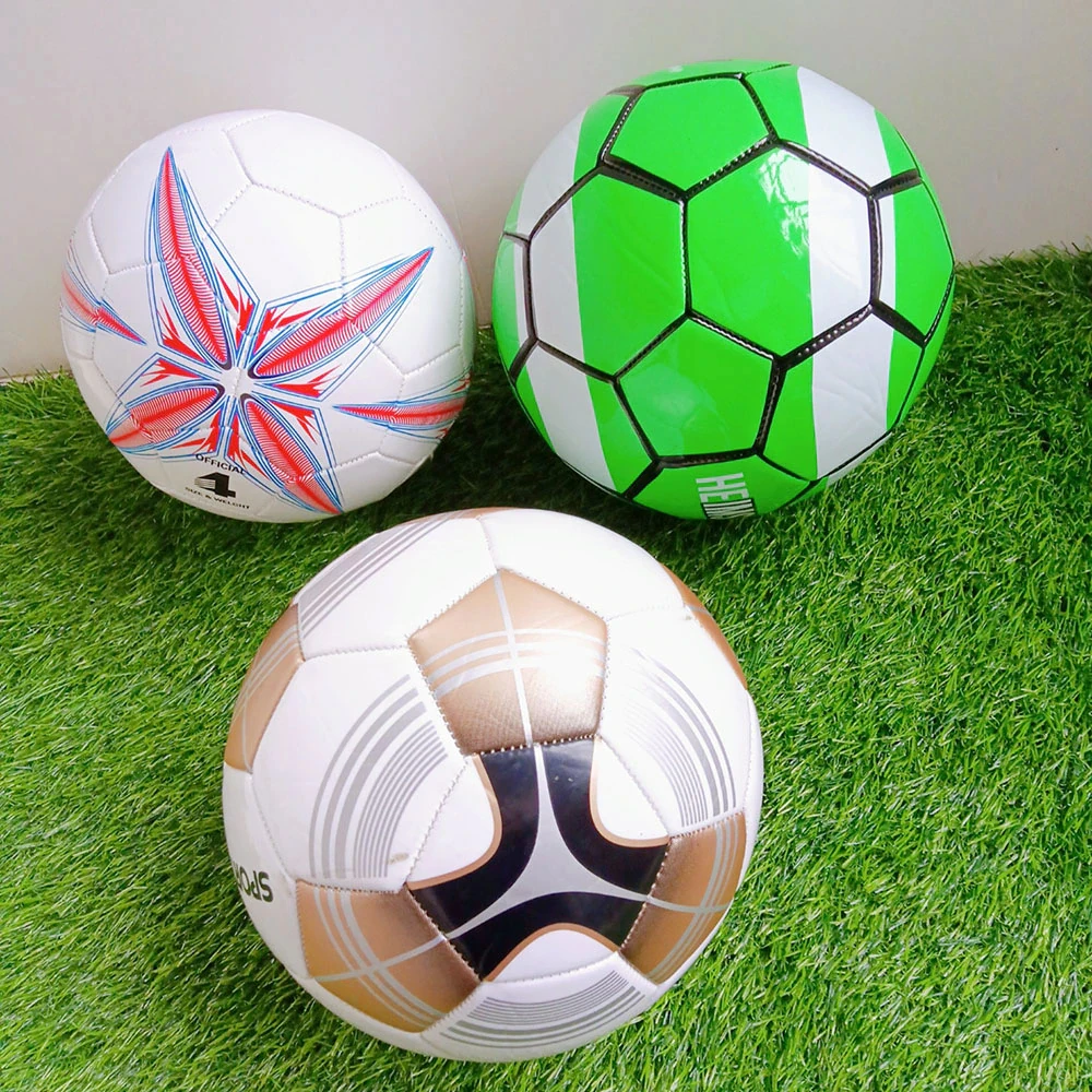 Professional Sports Match Soccer Ball Adult Size 5 Football High-Quality PVC Elastic Rubber Liner Beach Football