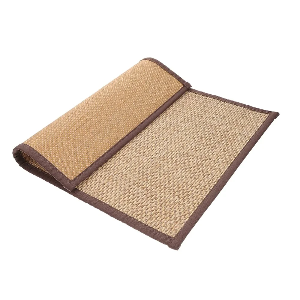 Rattan Floor Mat Tatami Floor Mattress Bamboo Rug for Bedroom Living Room - Summer Cool Sleeping Kid Play Area Rug