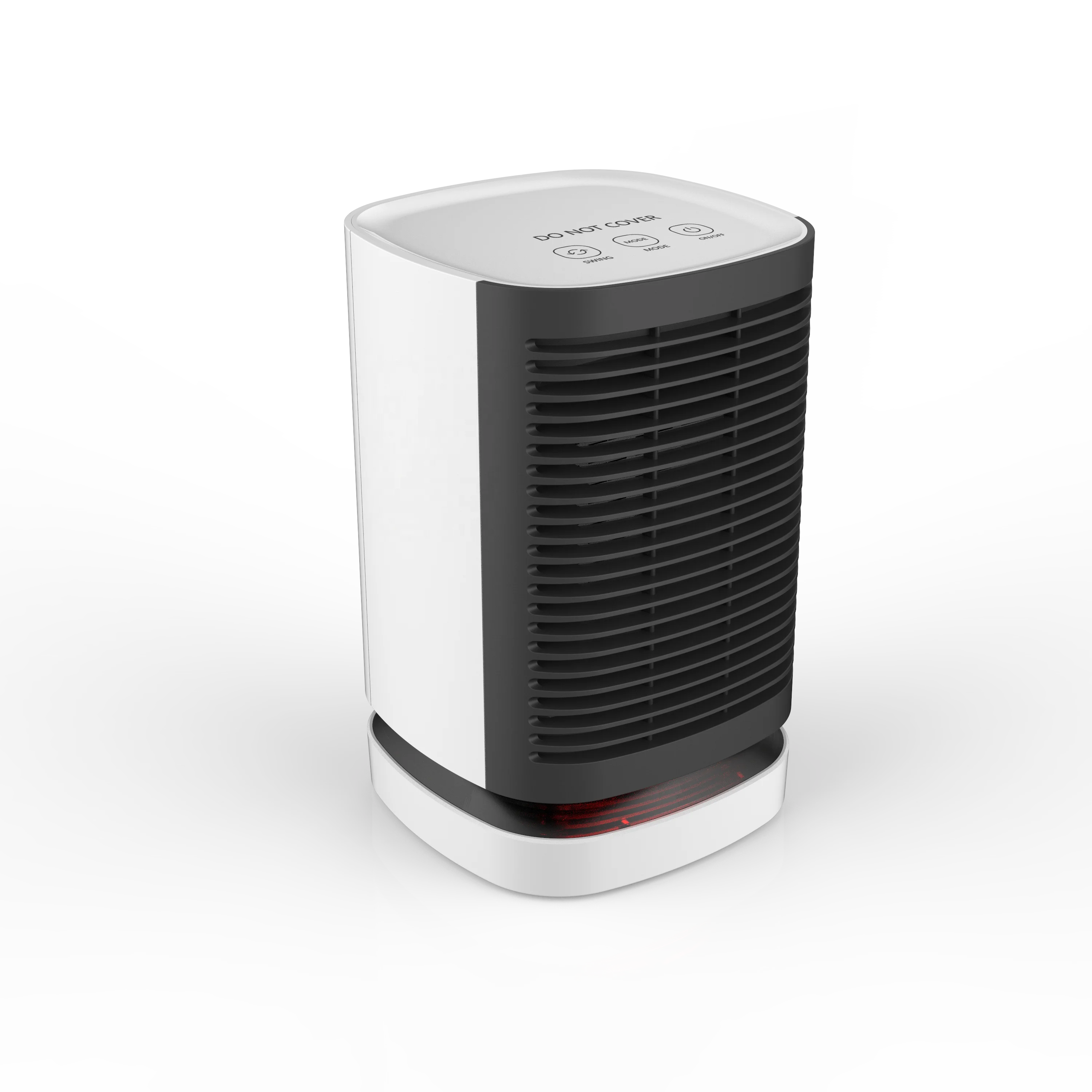 guangdong domestic appliance 1000W portable electric space fan heaters room with tip over protection