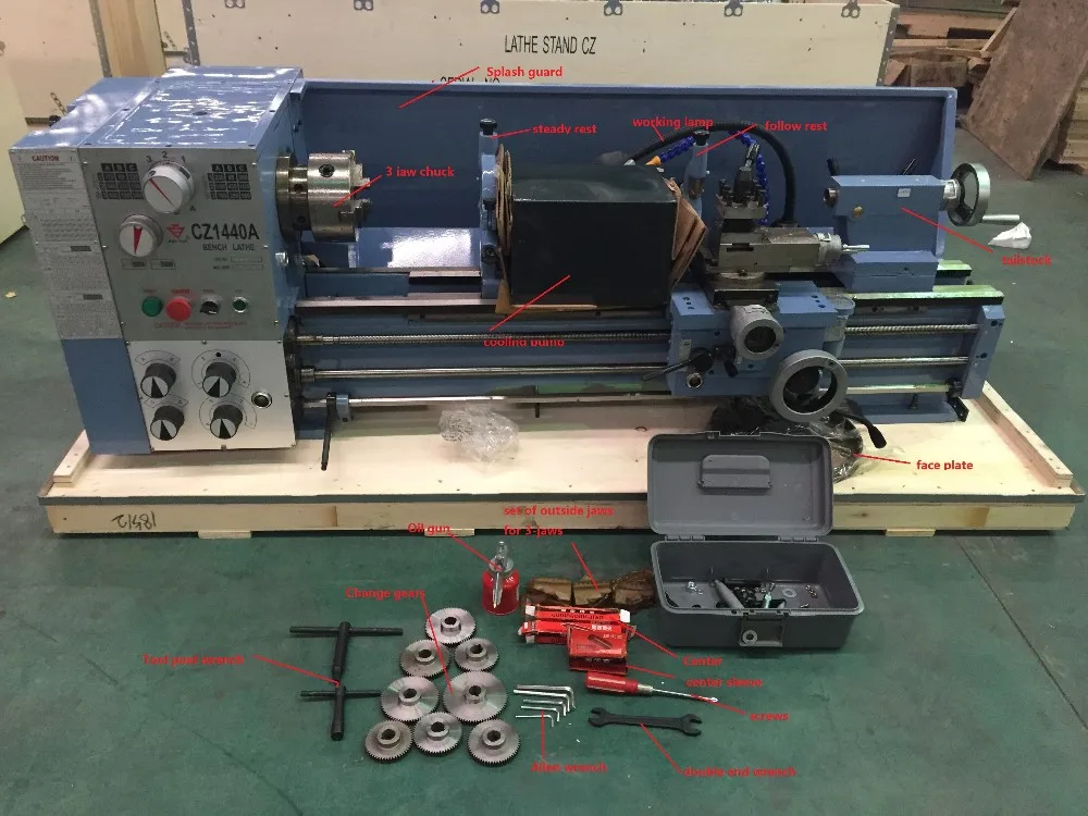 planting with high power milling machine CZ1440G/1 mini lathe machine metal fresadora universal