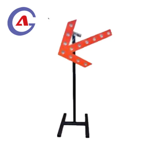 Custom 360 Rotation Solar Powered Flashing Trailer Mounted Traffic Signs LED arrow light signal board