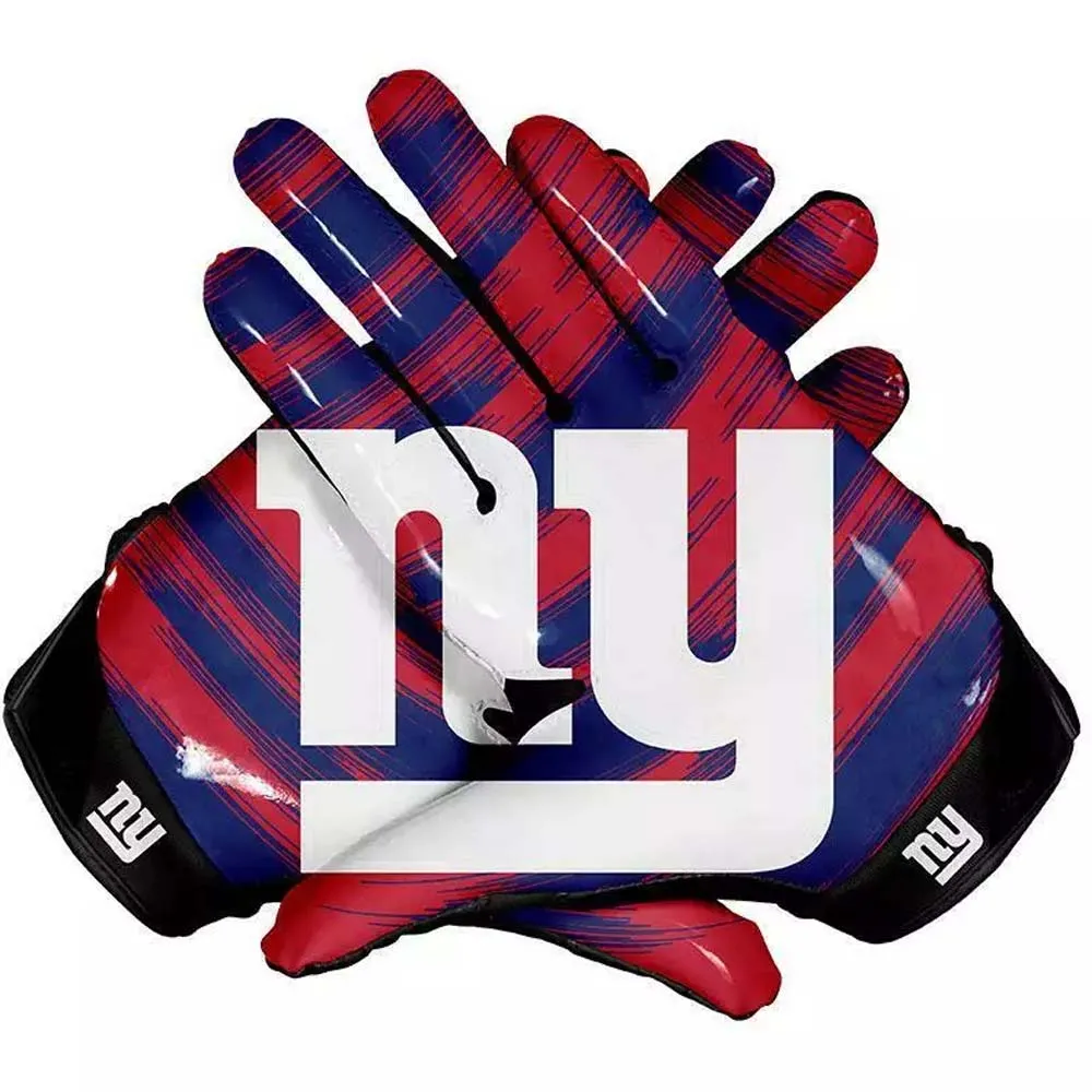 Manufacturer Supply! Best Material Silicon Non-Slip Adult Sizes Football Gloves Pro Rugby American Football Gloves