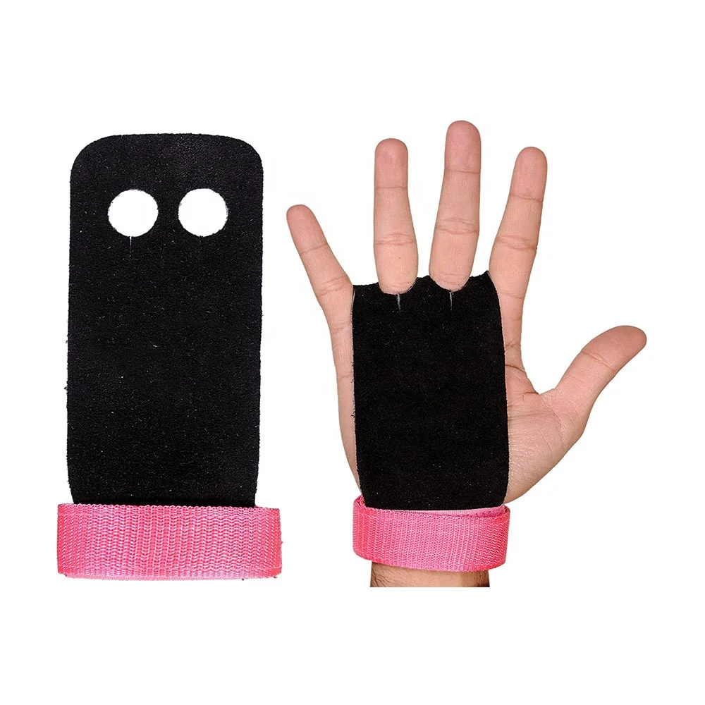 Weight Lifting Gym Gloves Gymnastic Hand Grip Wrist Support Bodybuilding Grip Leather Grip For Men Women Weightlifting Grips