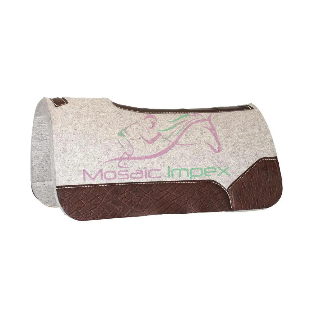 Saddle pad set measurements monogram material manufacturers maker Australia mockup up matching sets memory foam mini merino mule