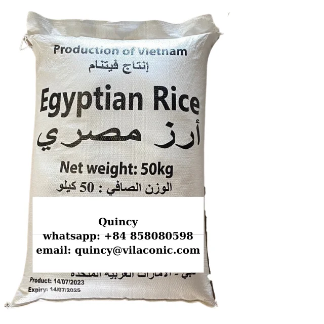 Egyptian Medium Grain Rice 5% broken (Ms Quincy WA: 84 858080598)