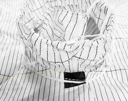 1 Ton Conductive Big Bag 90x90x110cm PP Bulk Bags Automatic Unloading