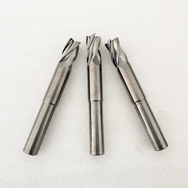 FULLOVE Solid Carbide 2/4 Flutes Flat Endmill Milling Cutter 4-25mm Shank Diameter