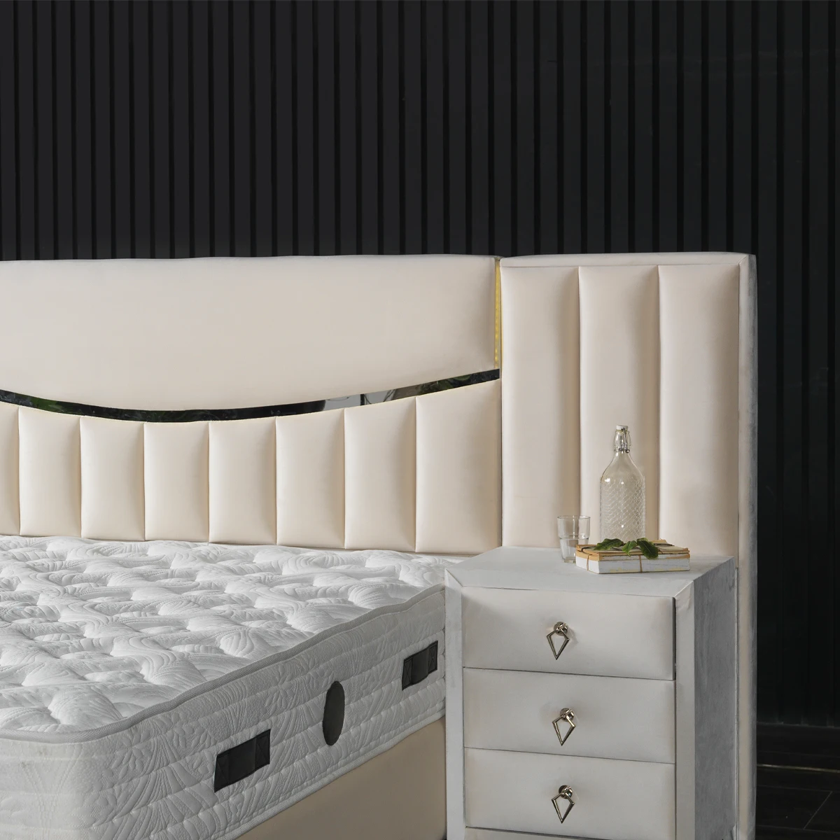 Factory Luxury Design Double Storage Space King Leather bed For Bedroom Furniture Minimalist Luxurious King Bedroom Furniture