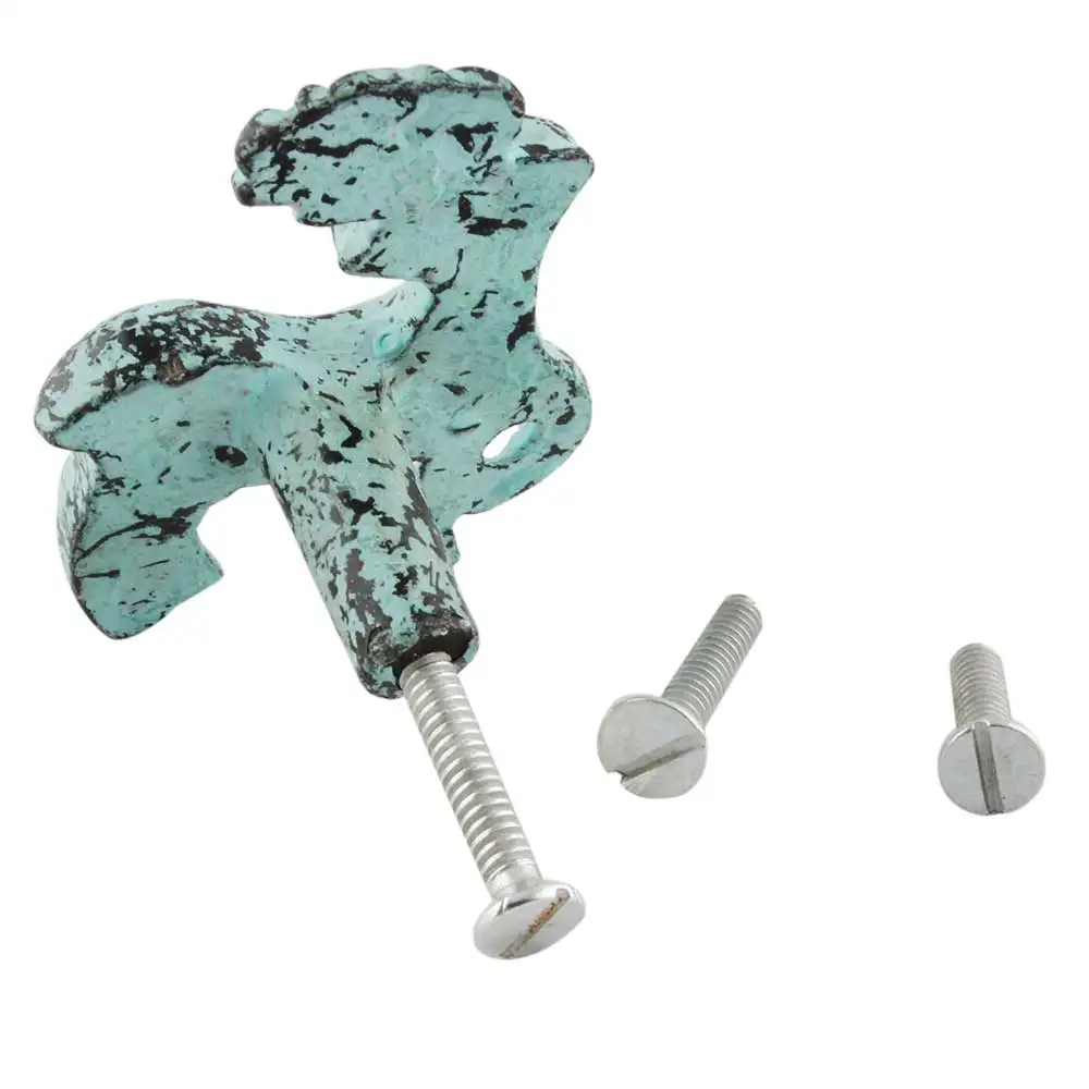 Wholesale Iron Kids Room Knobs Antique Kitchen Cupboard Cabinet Pulls Dear Decorative Modern Drawer 5.08 cm MK-260