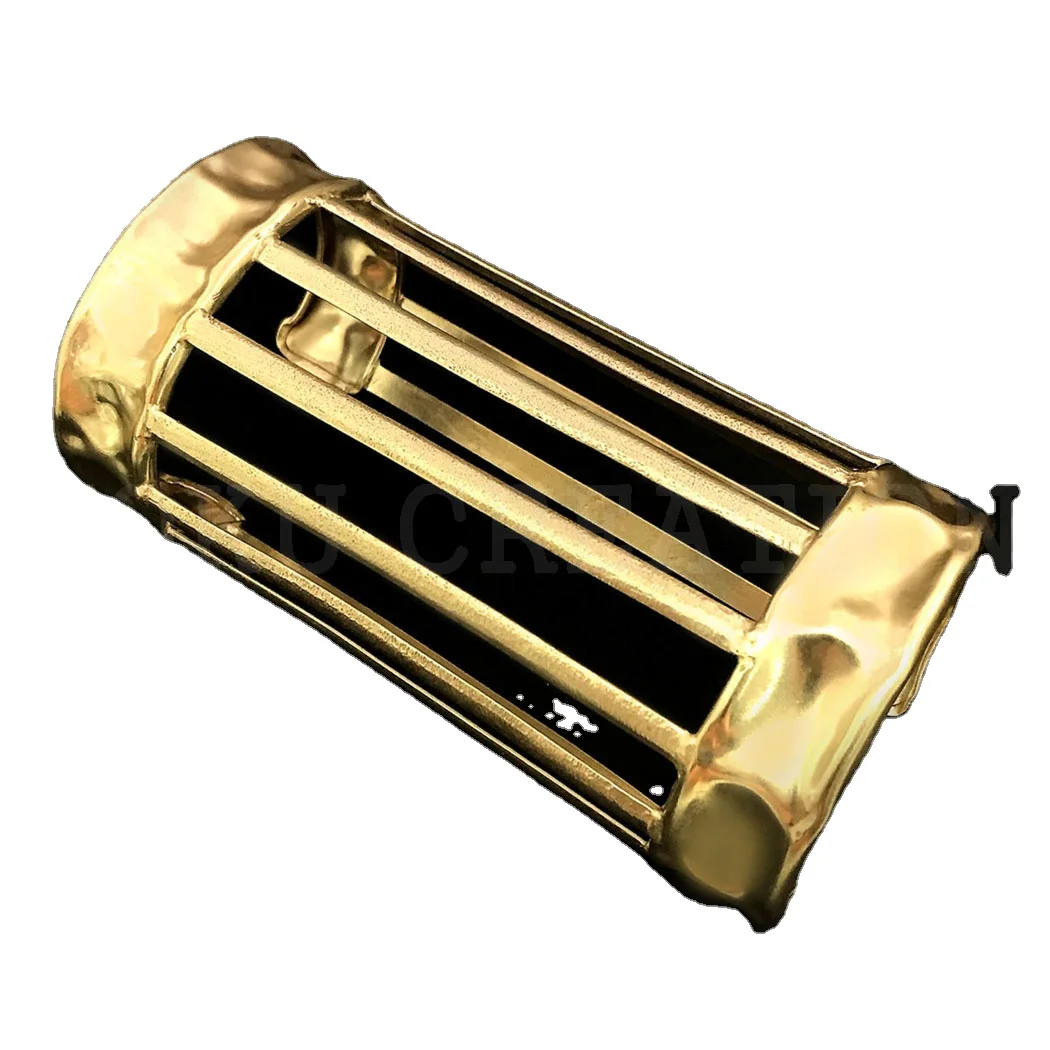 Gold plated Handmade Big Statement Hammered Chain Designer Bracelet  SKU6999