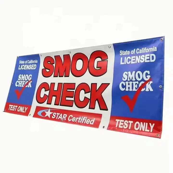 Sport Event Advertising Banners Digital Printing Custom Polyester Mesh Fabric Banner