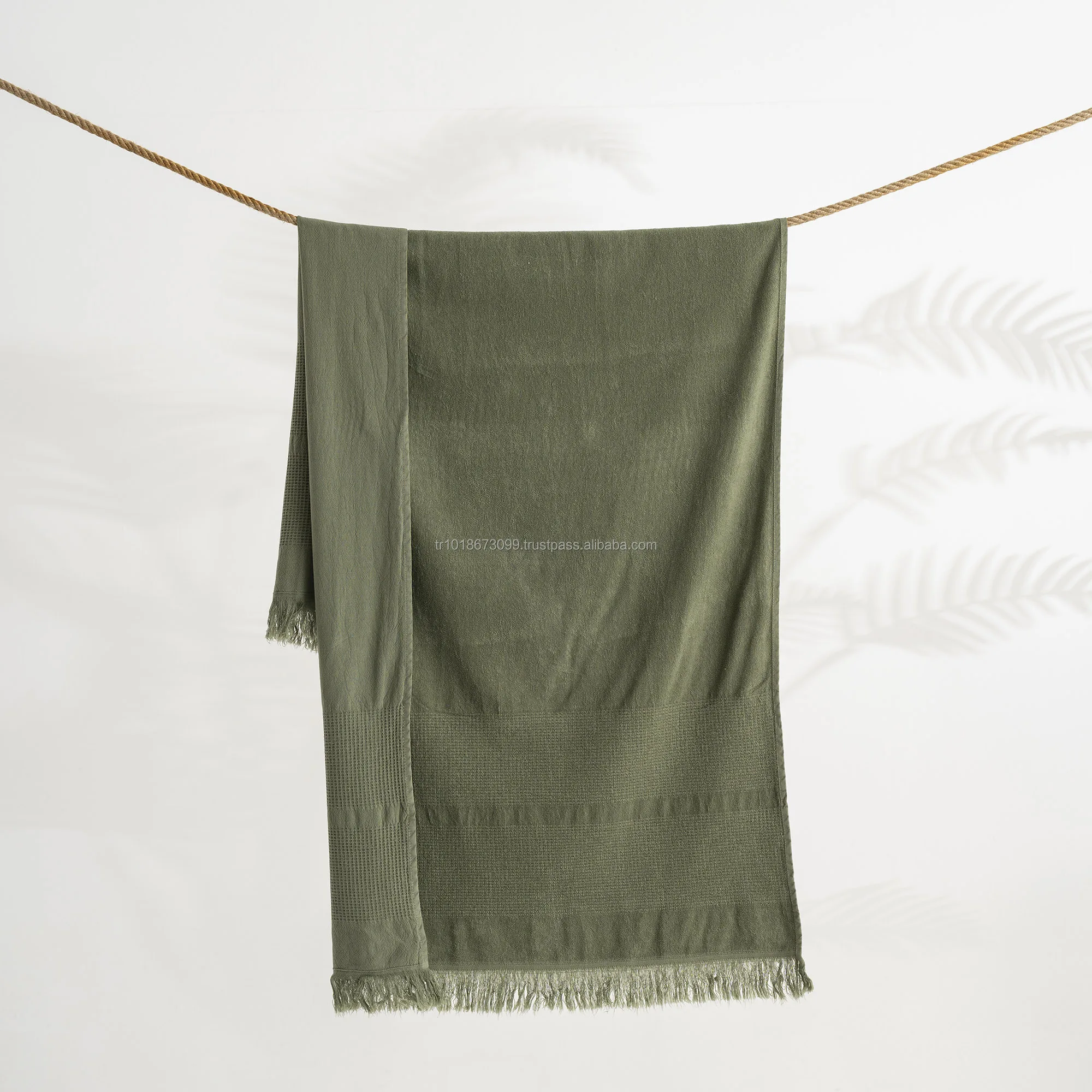 Terry back Peshtemal Towel Wholesale Terryback Collection Bath towel 100% Cotton Turkish Bath Terry-backed - Stonewashed