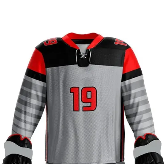 Wholesale Ice Hockey Uniform Custom Made Sublimation Print Logo Blue Design Team Youth Mens Hockey Uniform