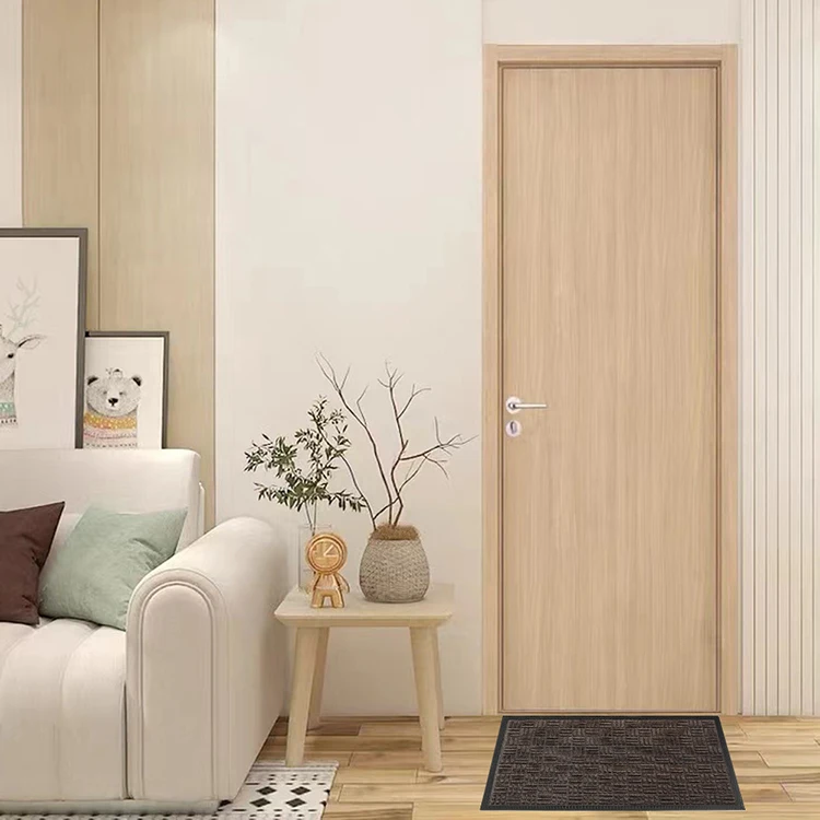 tural Rubber Door Mat  Waterproof Low Profile Heavy Duty Welcome Doormat for Indoor and Outdoor Easy Clean  Rug Mats for Entry