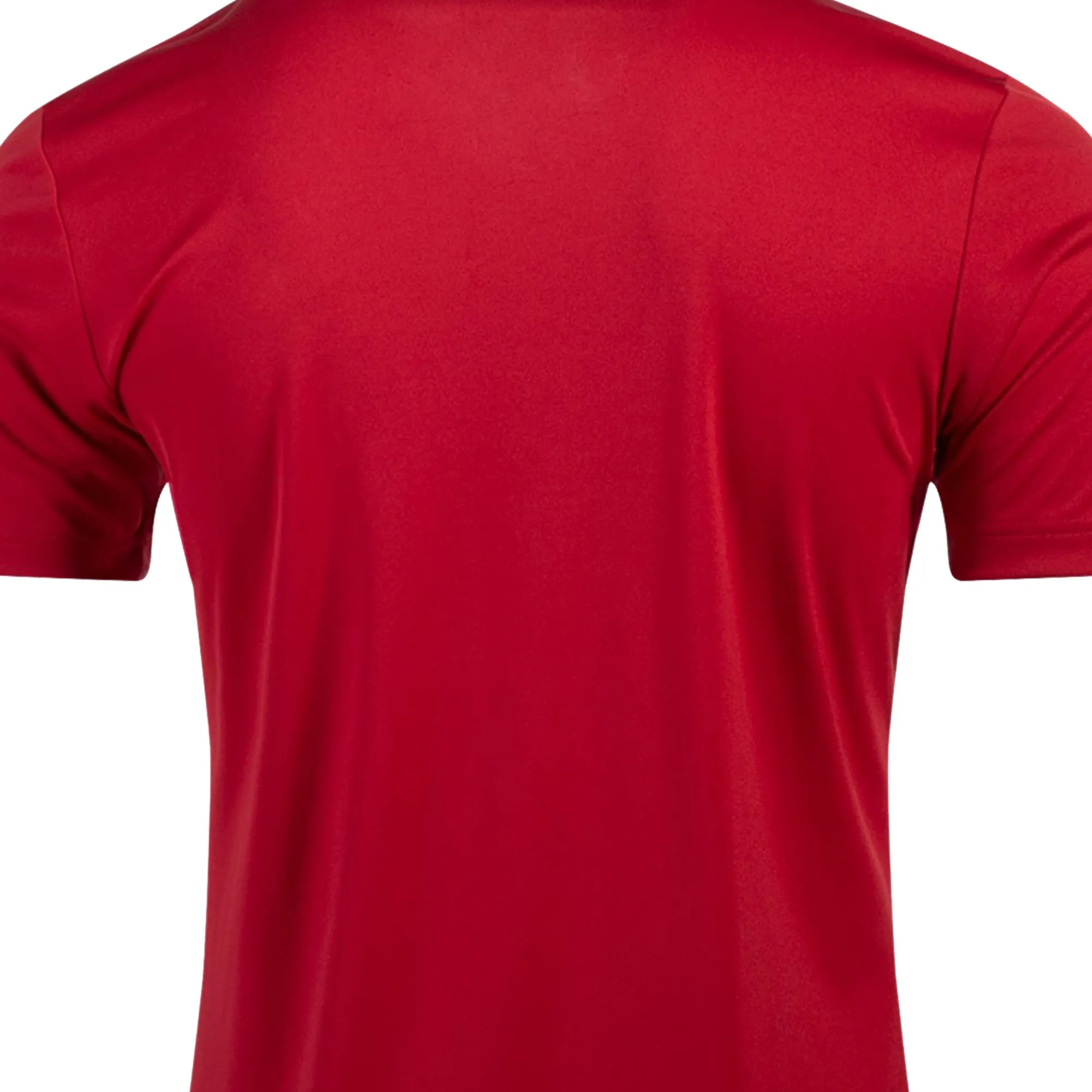 Buy Red Soccer Jersey Sports Wear High Quality 100% Polyester Jersey Heat Transfer Embroidery Logo Soccer Football Jersey Custom