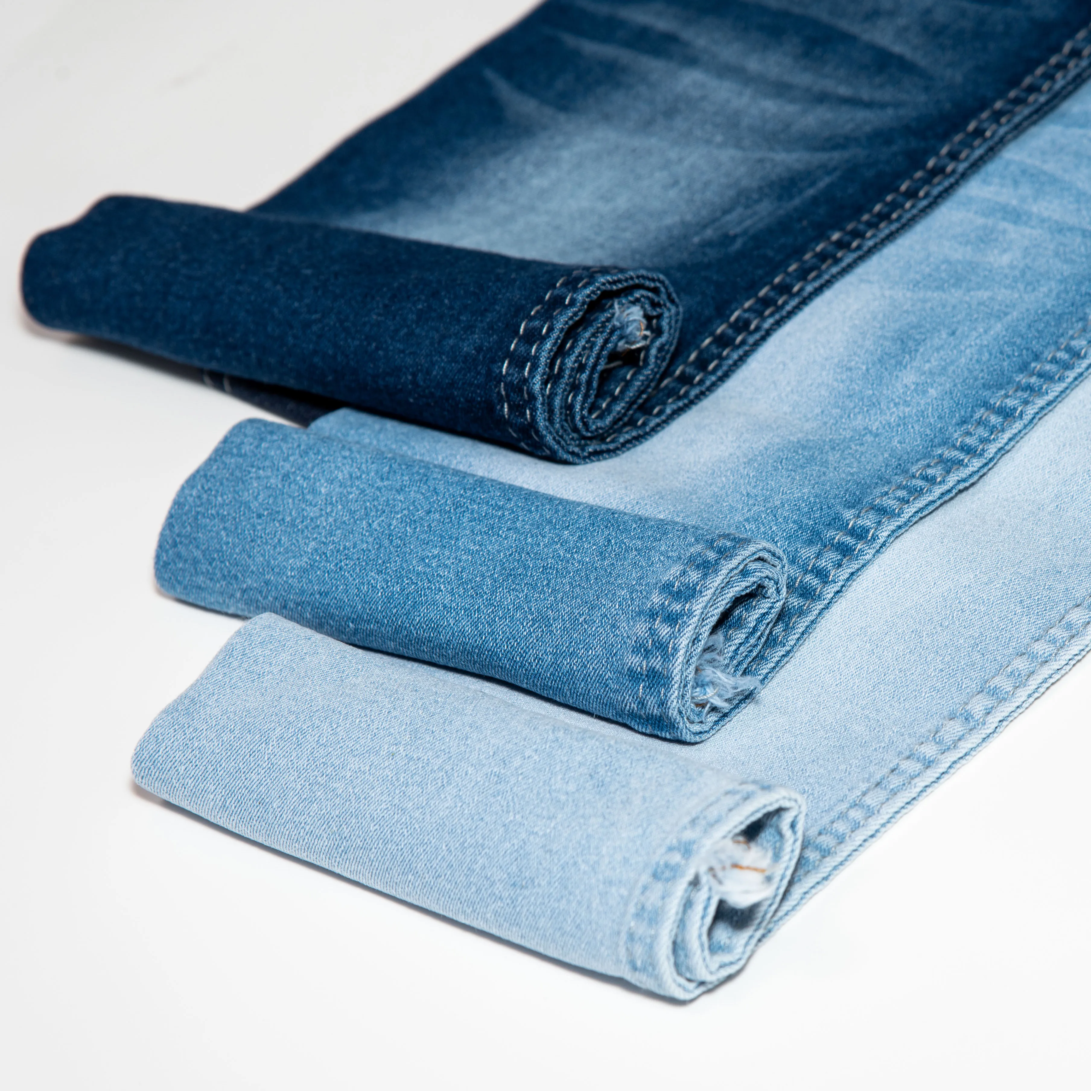 Highly Durable Shrink-Resistant Stretch Denim Fabric Plain Dyed Type Custom Orders Available Lightweight Made In Vietnam
