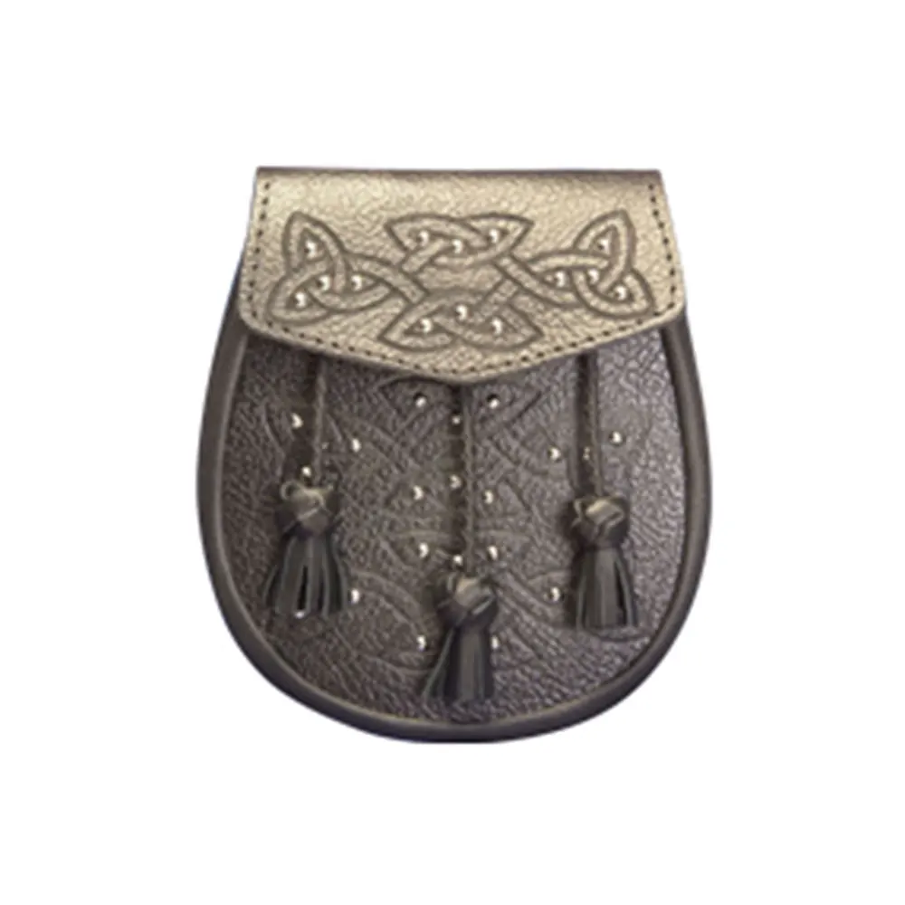 Scottish Kilt Leather Sporrans Pin Lock Genuine Leather Sporrans At Wholesale Prices