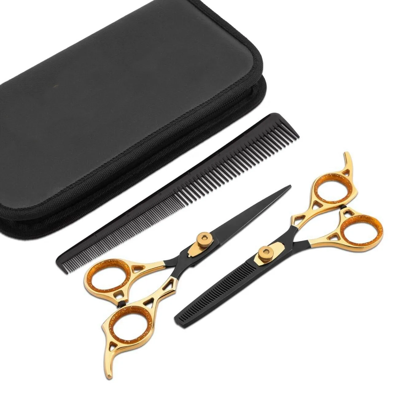 Creating Futuristic Design Developing Unmatched Hair Cutting Thinning Scissors Shears Hairdressing Salon Professional Barber set