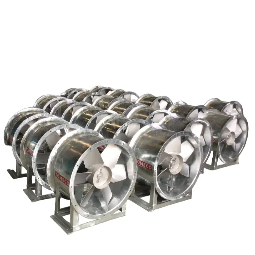 HIGH QUALITY TUBE CONNECTED VENTILATION AXIAL FAN  FOR SMOKE EXHAUSTION OF CAR PARKING