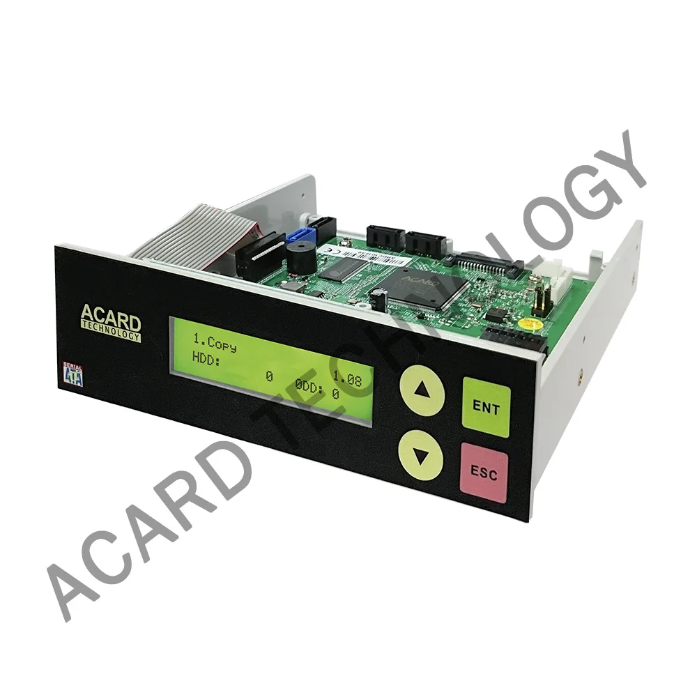 Acard 1 to 1 Controller for Blu-ray BD/DVD/CD Disc Copy Duplicator + SATA Cables