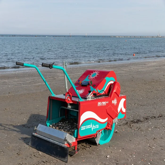 Wholesale Beach Cleaner Sweeper Mini Type Flexible Beach Cleaning Machine Sand Cleaning Machine For Beach Volleyball Courts