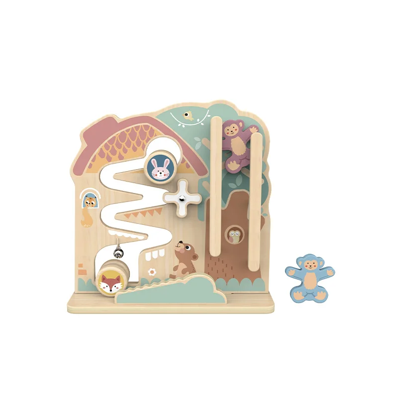 New Design Of Storytelling 2 In 1 Activity Ball Track Games Toy For Children