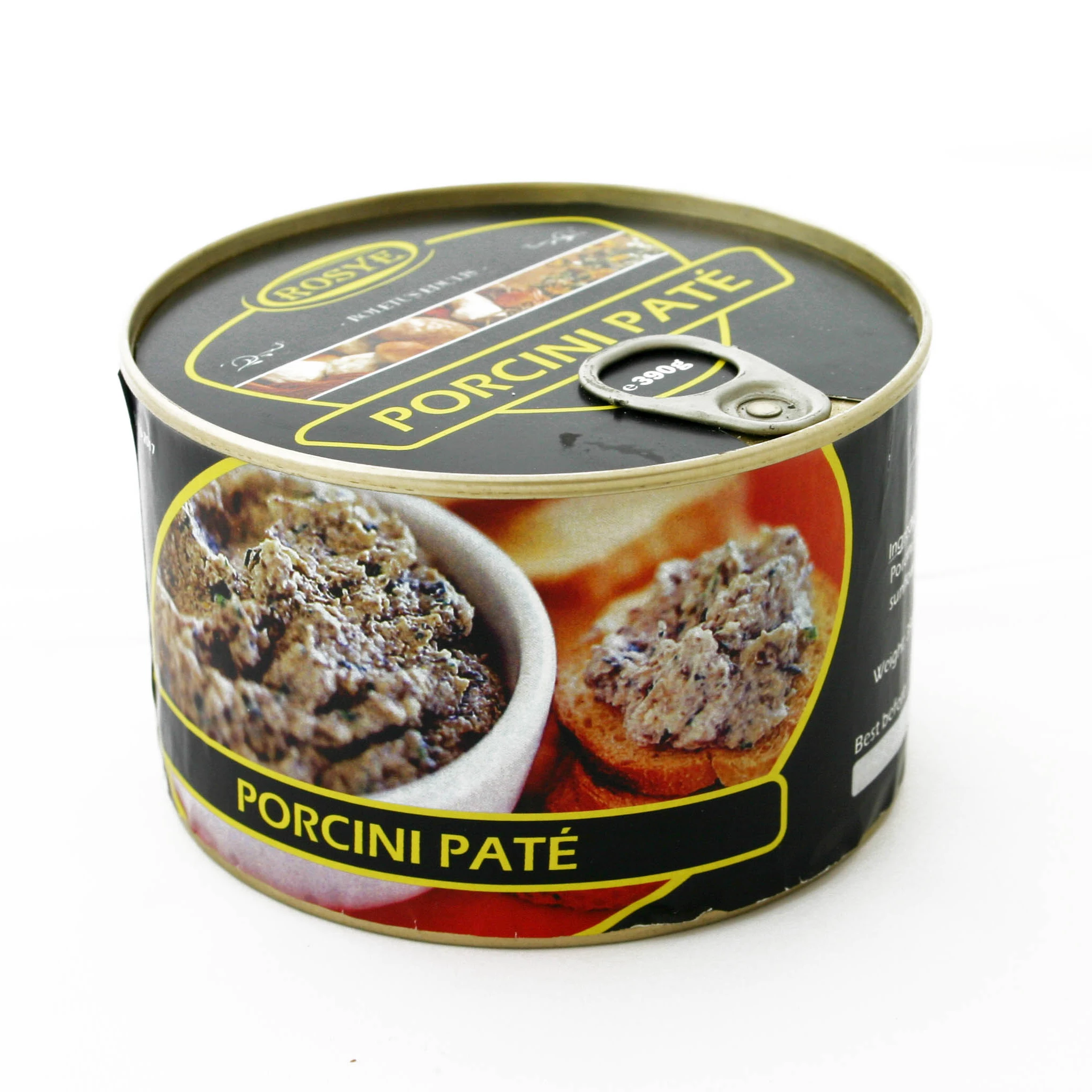 Boletus edulis pate  (Steinpilze, Porcini, Cepas) in 400ml can (ready-for-eat), For retail market. Private labeling.