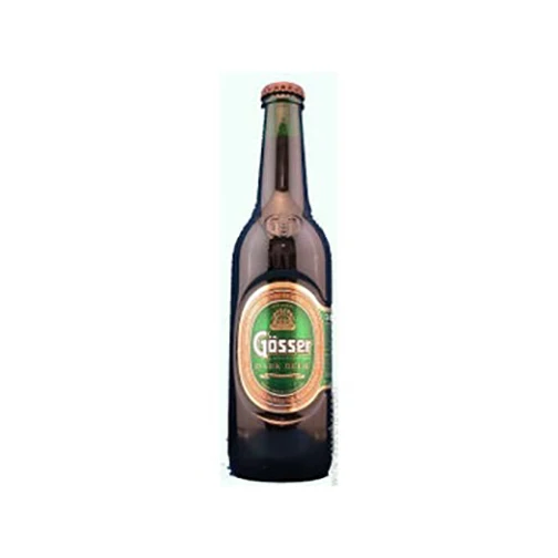 Фабричное пиво Gosser 320 мл со вкусом сладкого картофеля цвета соломы и меда