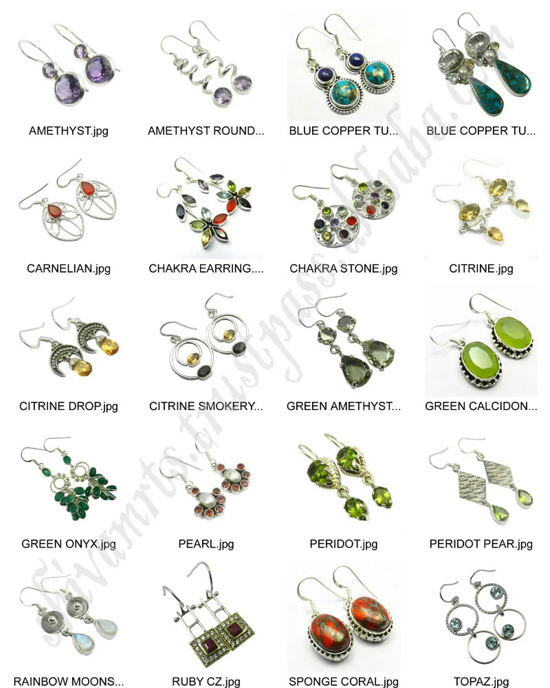 New Product 925 Sterling Silver Peridot Gemstone Earring Jewelry Beautiful Fashion Silver Jewelry