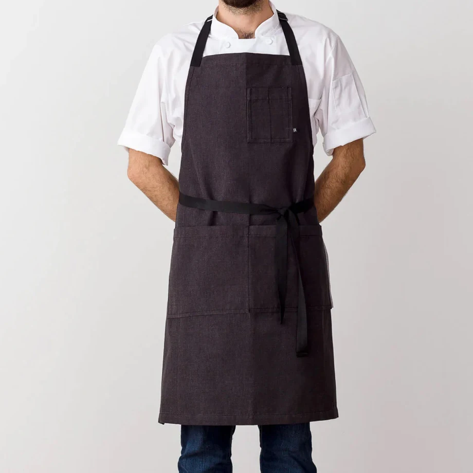Low Price Hot Sale Premium Quality Best Apron for Uniform Unisex Poly Cotton Customize Size Color Apron