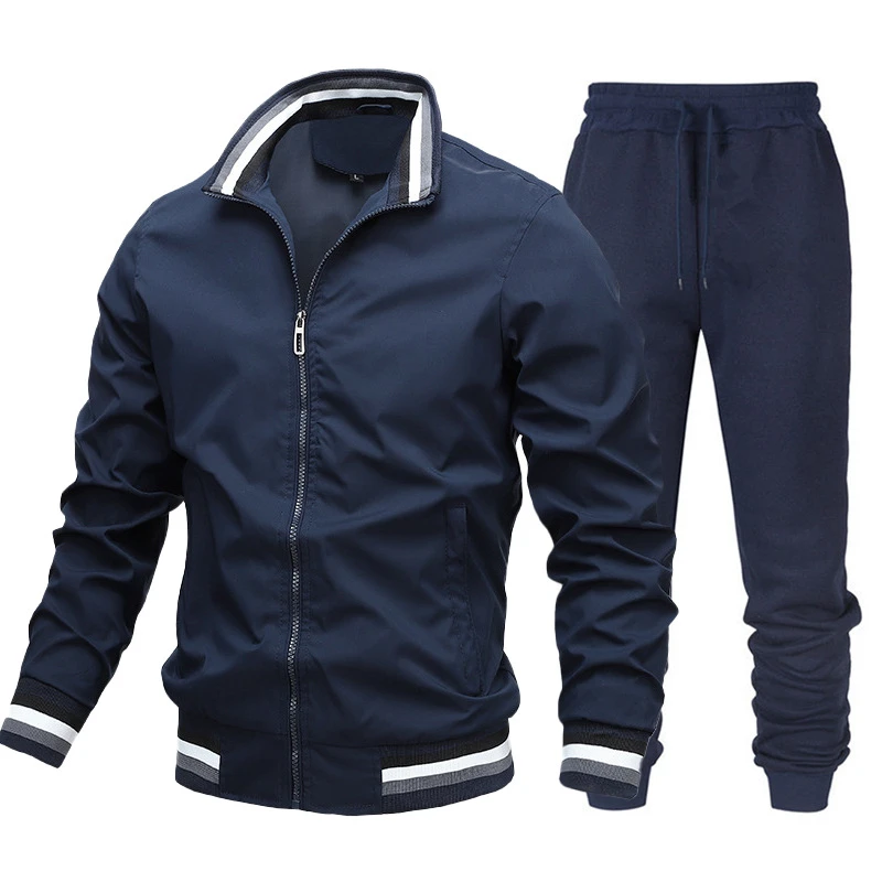New Latest Design Custom Material Jogging Tracksuits in High Quality Breathable Sustainable Zipper Tracksuits Custom Tracksuits