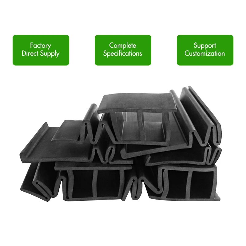 High quality extruded rubber seal durable rail caulking gap track sealing strip