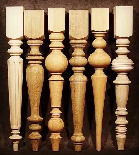 Wood Spindles Unpainted Baluster for Home Sturdy Stair Spindles Best selling wood Carved