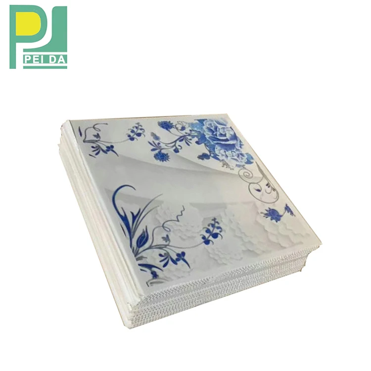 55% PVC Content Indoor High-quality Square False Ceiling Buckle Panel