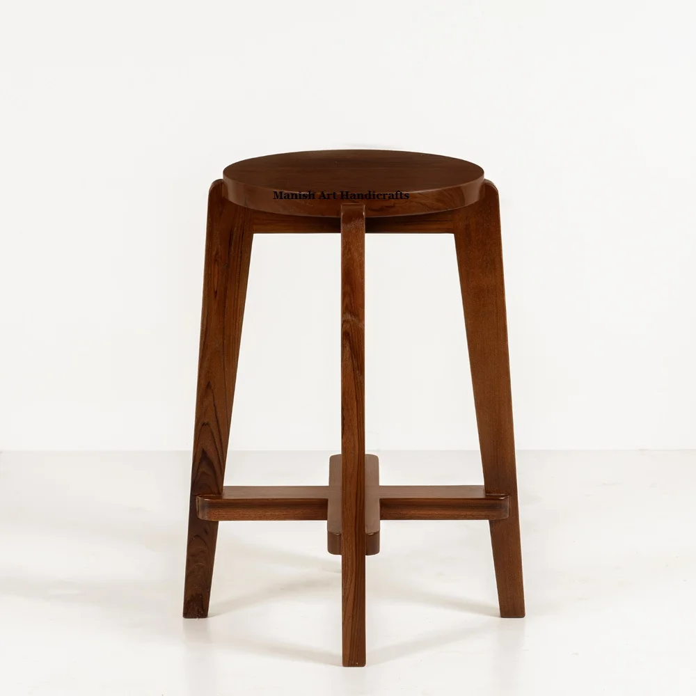 Hot Selling Modern Luxury High Quality Bone Inlay Console Solid Wooden Rattan Stool Ottomans for Apartment Living Room Furniture