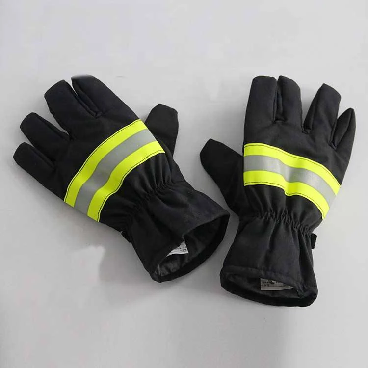 Cheap Price Leather STANDARD 3 Layer Fire Fighter Emergency Rescue Structural firefighting gloves