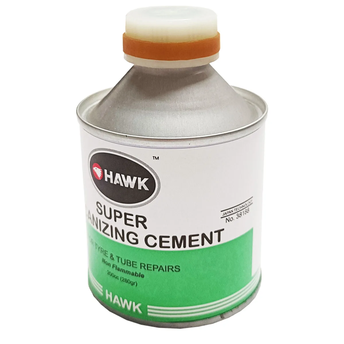 200cc Volume HAWK SUPER VULCANIZING CEMENT FOR TYRE & TUBE REPAIRS (200CC) is an essential chemical repair product