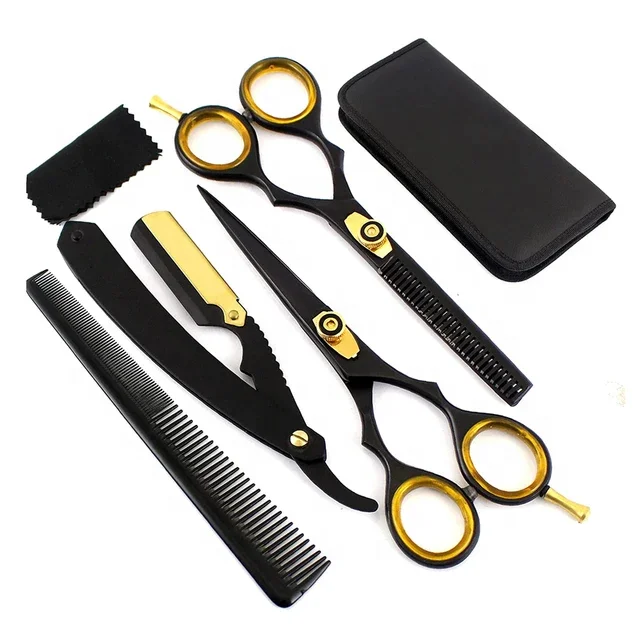Wholesale Professional 6-Inch Hairdressing Barber Scissors Kit High Quality Beauty Scissors for Salons