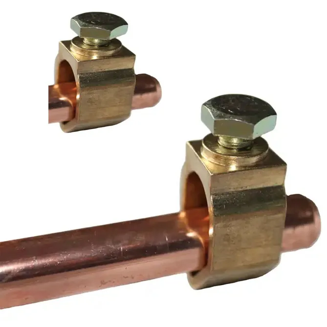 Low price grounding clamp for electric fencing earth rod connector with fence cable