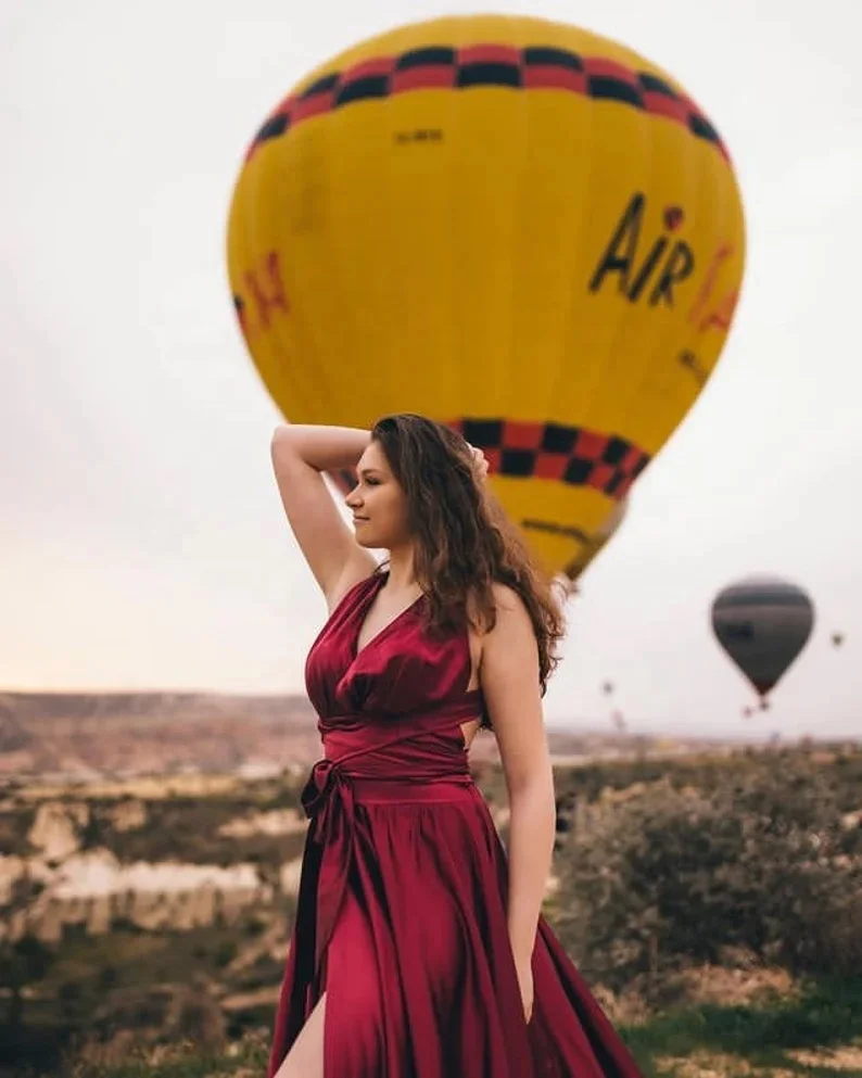 Flowy Flying Dress For Women Maternity Long Dress Beach Pre Wedding Photoshoot Dress