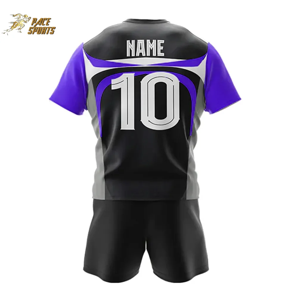 High Quality Sublimated Rugby Shirt with Shorts Unisex Sportswear Latest Design Stylish and Breathable Hot Sale Uniform Set