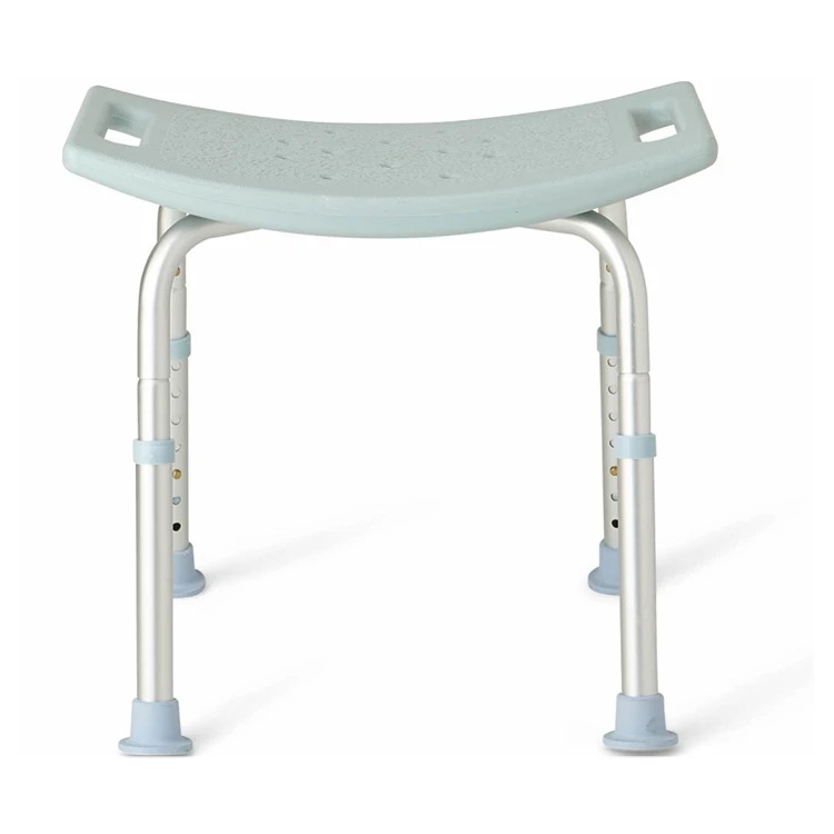 Bliss Medical Shower Chair Stool Seat Bench Bathroom Elderly Seats Lightweight Aluminum Frame Bath Chair For Elderly Senior