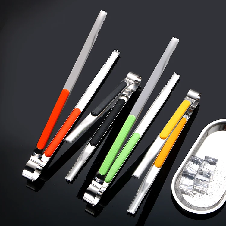 High quality serving BBQ tong for Barbecue Grilling Metal Food Cooking Tongs with Non-Slip handle for Resistant