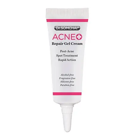 Dr.Somchai 3g Acne Repair Gel Cream Nourishing Moisturizer Enriched Treatment Clear Dark Spot & Scar For All Sensitive Skin