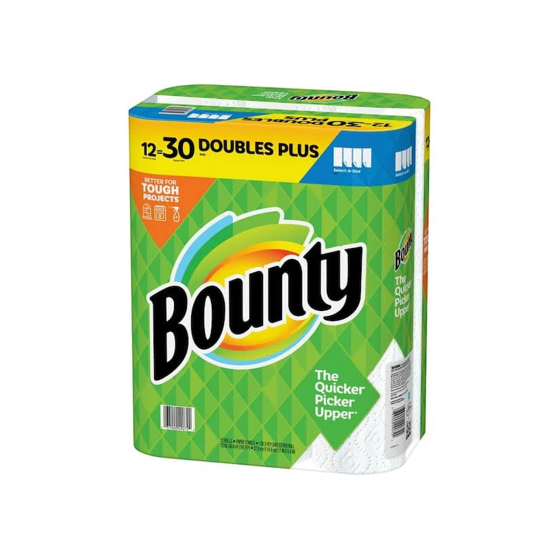Bounty Select-a-Size Paper Towels, 8 Triple Rolls, White