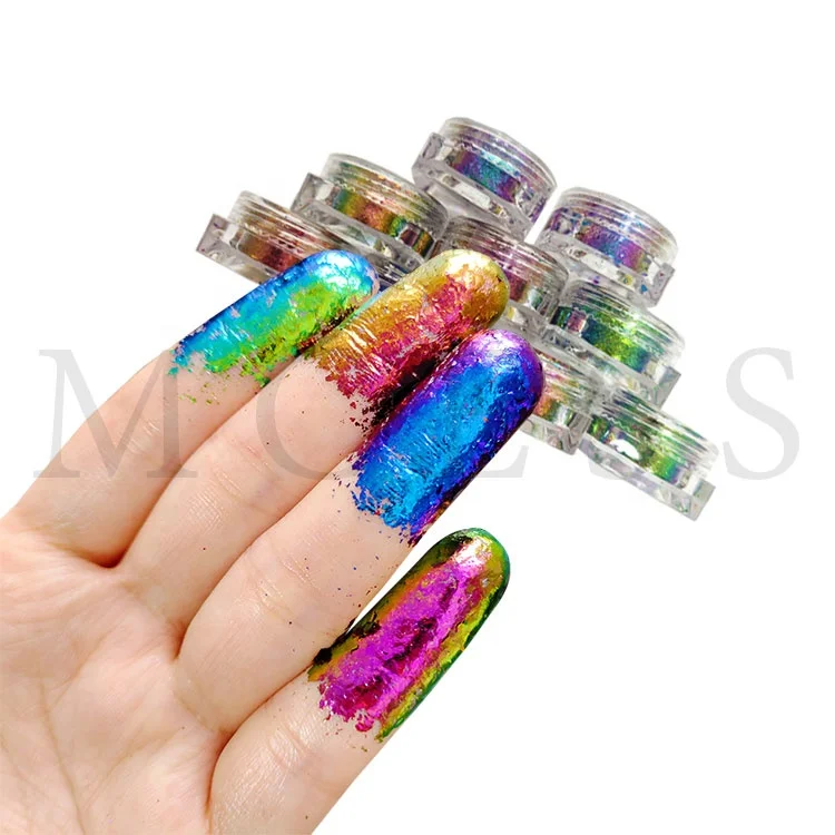 New Cosmetic Grade Chameleon Powder Magic Mirror Powder Flakes For Eye Shadow Nail Art And Lip Gloss