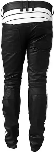 Top quality light weight faux leather men joggers pants wholesale price trousers customized color joggers pent men By Power Hint