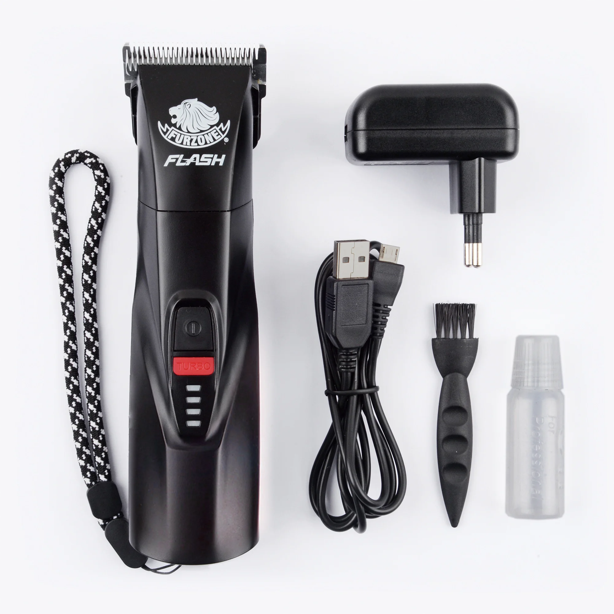 Furzone FLASH Professional Electric Pet Matt Black Clipper