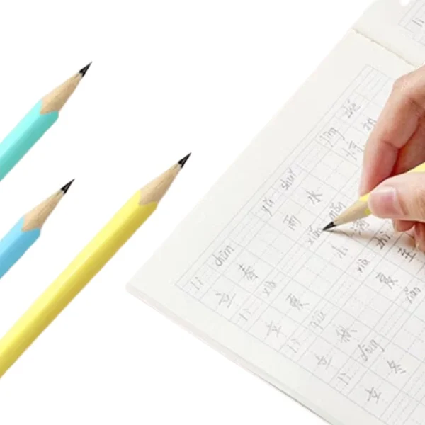 Лидер продаж на Amazon, карандаш цвета Макарон классического дизайна, деревянный карандаш HB с ластиком